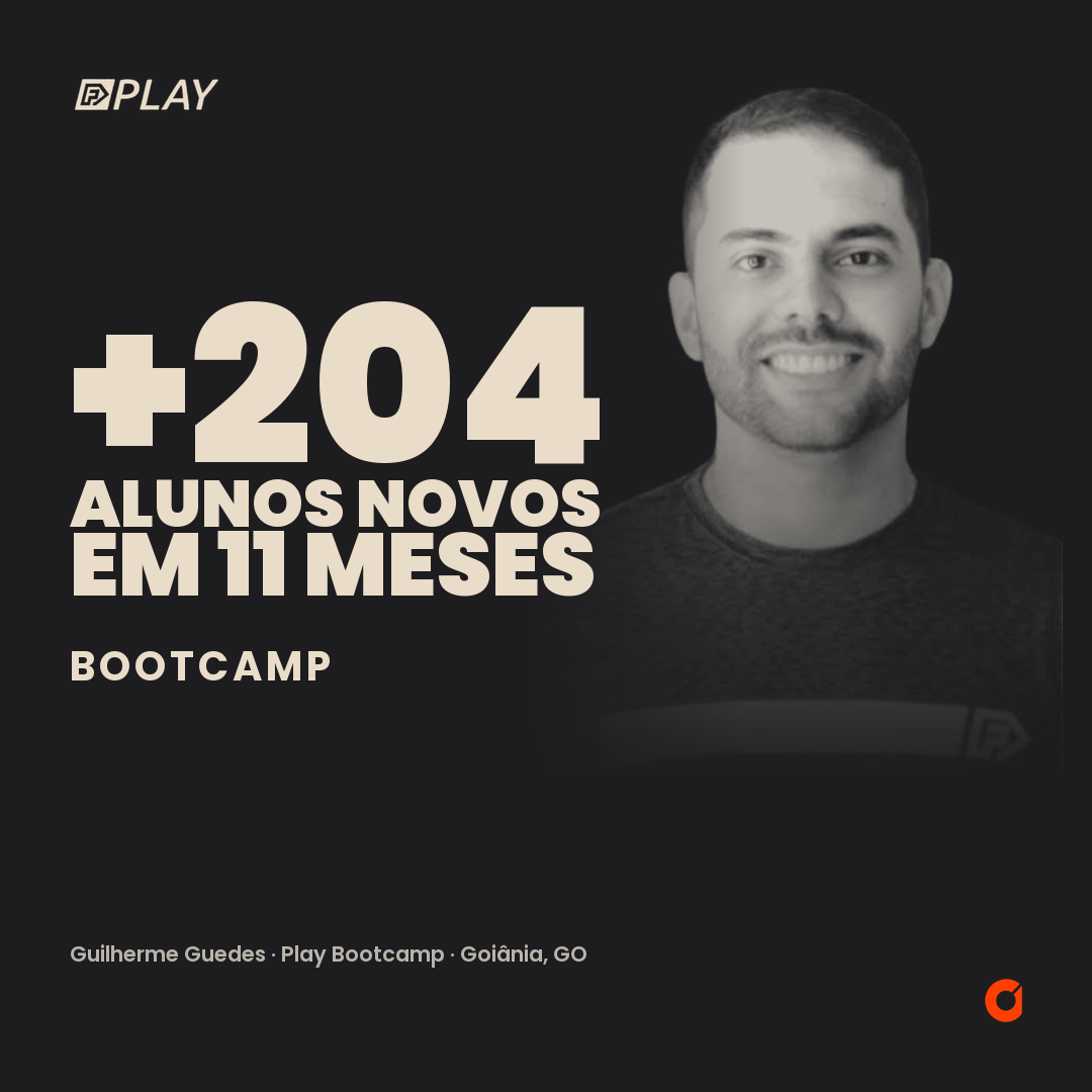 Play Bootcamp · Goiânia, GO · alunos novos com o BOOOT